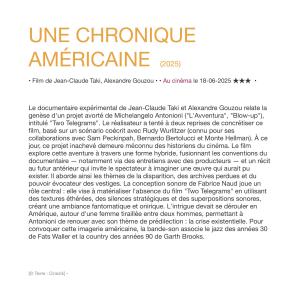 Une Chronique Américaine - 2025 - Cinézik